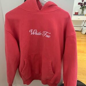 White Fox Boutique Red Hoodie